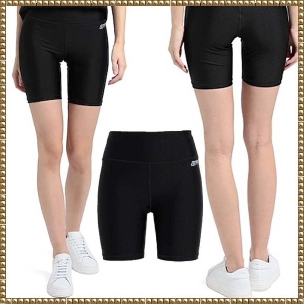 DKNY Sport High Waist Bike Shorts Black Small
